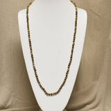 36in Knotted Stone Necklace