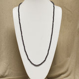 36in Knotted Stone Necklace