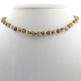 6mm Matte Stone Knotted Choker