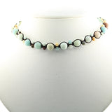 Crocheted Stone Choker