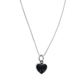 Onyx Heart Necklace