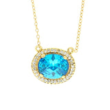 Blue Topaz Kylie Necklace