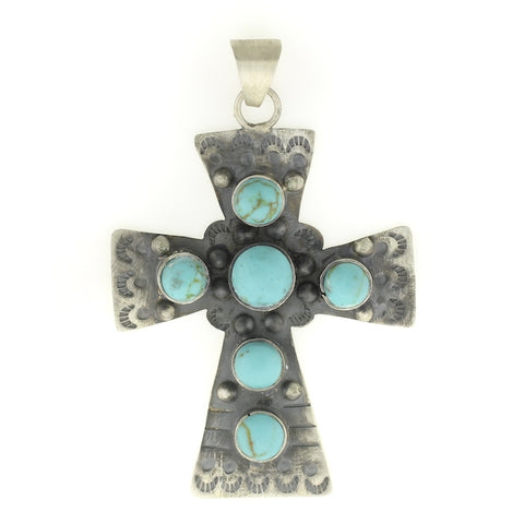 Vintage Turquoise Cross