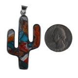 Pumpkin Spice Cactus Pendant