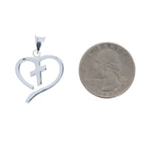 Small Cross My Heart Pendant
