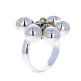 Cha Cha Silver Bead Ring