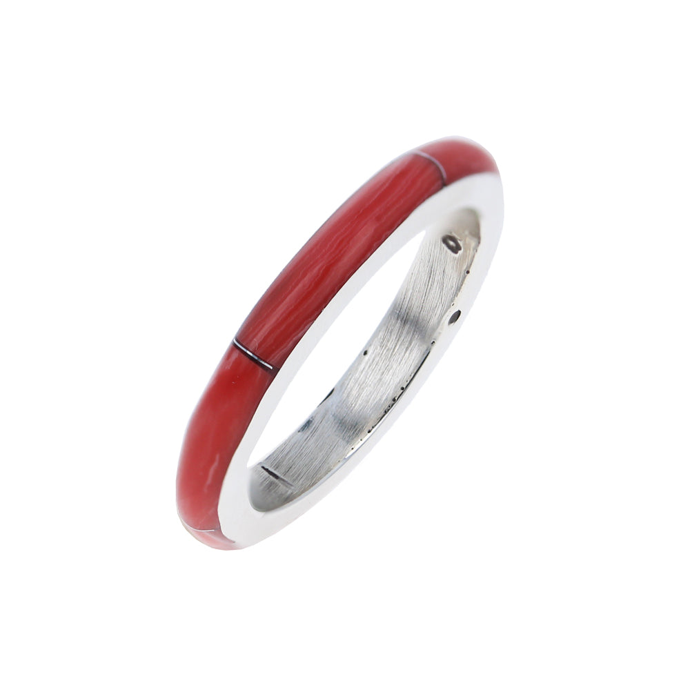 Coral wedding clearance band