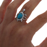 Turquoise Turtle Ring