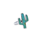 Turquoise Cactus Ring
