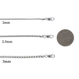 3mm Antiqued Round Box Chain