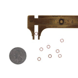 5mm 20gauge Rose Gold Filled Closed Jump Rings