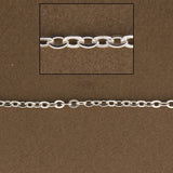 1.5 x 2.5mm Flat Cable Link Chain, SS1617F