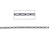 Gun Metal Paperclip Chain