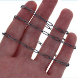 Gun Metal Paperclip Chain
