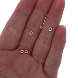 3mm Sterling Silver Smooth Rondell