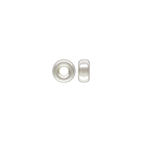 3mm Sterling Silver Smooth Rondell