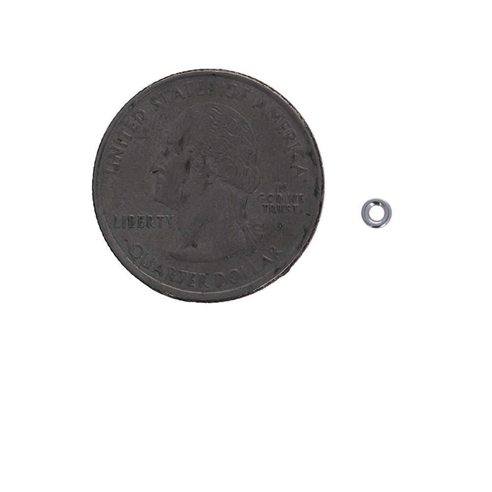 3mm Sterling Silver Smooth Rondell