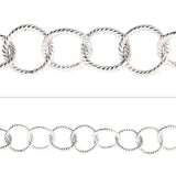 Round 7mm Twisted Link Chain
