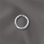 6mm Open 19G Sterling Silver Jump Ring