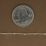 Sterling Silver Satellite Chain by the foot