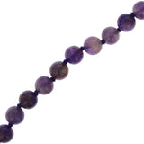 60inch 8mm Polished Stones Knotted