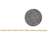 14kt GF 2.1mm Figaro Chain