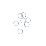 9mm 18 Gauge Sterling Silver Open Jump Ring