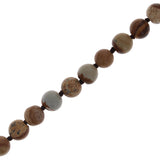 60inch 8mm Polished Stones Knotted