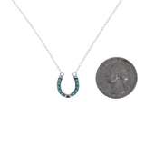 Turquoise Horseshoe Necklace