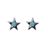 Turquoise Star Studs