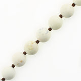 60inch 8mm Matte Stones Knotted