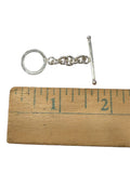 Sterling Silver Smooth Bright Circle Toggle