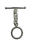 Sterling Silver Smooth 14mm Toggle