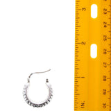Chunky Beaded Hoops