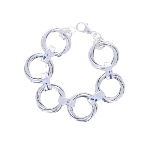 Round Designer Link Bracelet