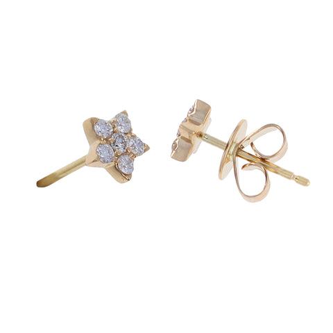 Genuine 14kt Diamond Stars