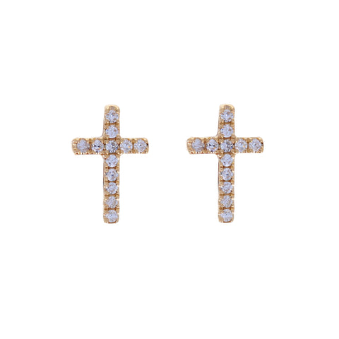 Genuine 14kt Diamond Crosses