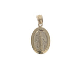 Small 14kt Miraculous Mary Medallion