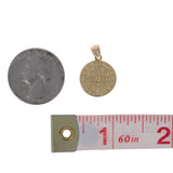 14kt St Benedict Medallion 15mm