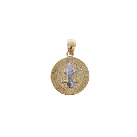 14kt St Benedict Medallion 15mm