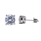 Round CZ Studs