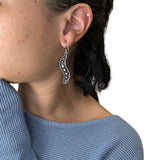 Vintage Waved Dangle Earrings