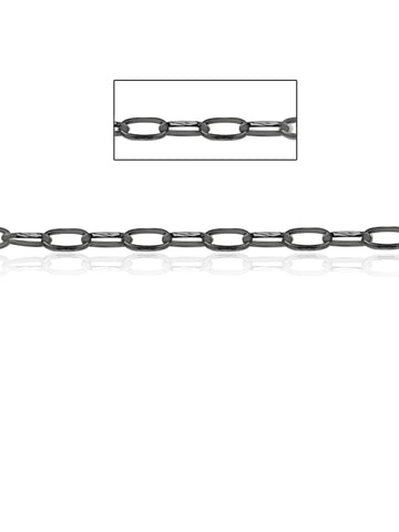 SS Gun Metal & Silver 2 tone Chain