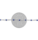 Lapis Bead Cable Chain