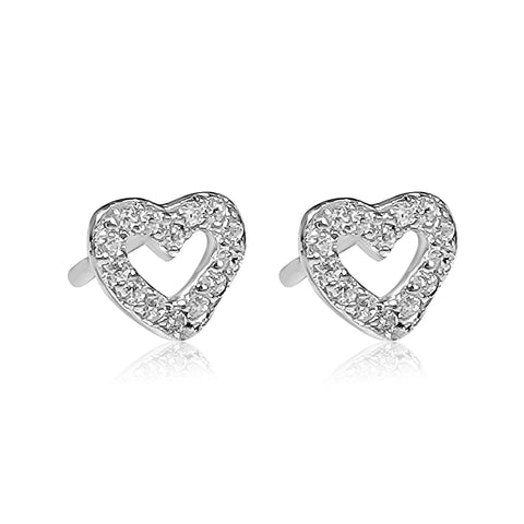 Heart Halo Studs