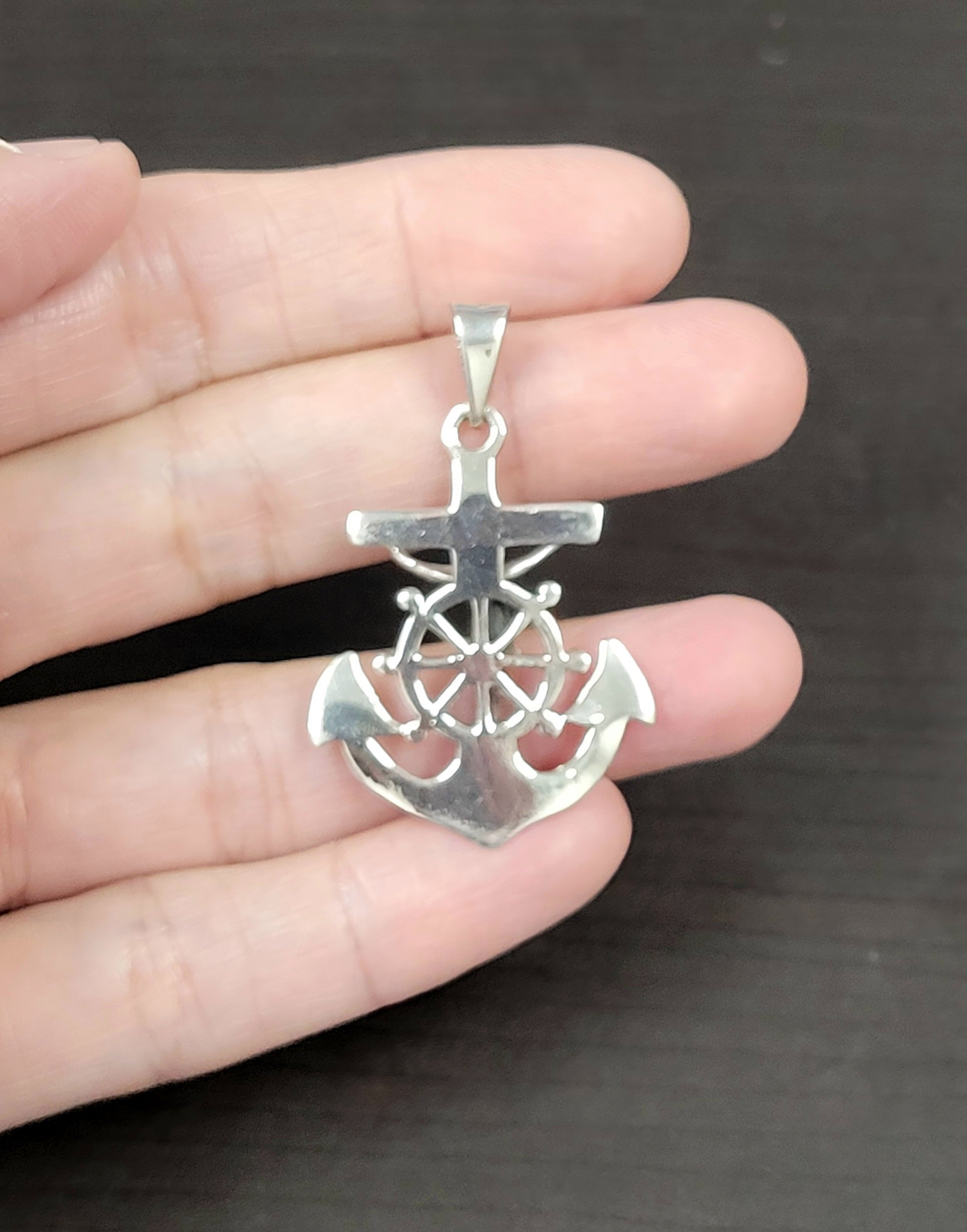 Mariner Crucifix Anchor Cross – Mayas Gems