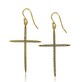 Sparkling Spiked Cross Drops