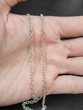 SS Antiqued Pattern Cable Chain