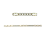 2 Tone Figaro Chain