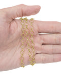 14k Gold Filled Clover Charm Chain